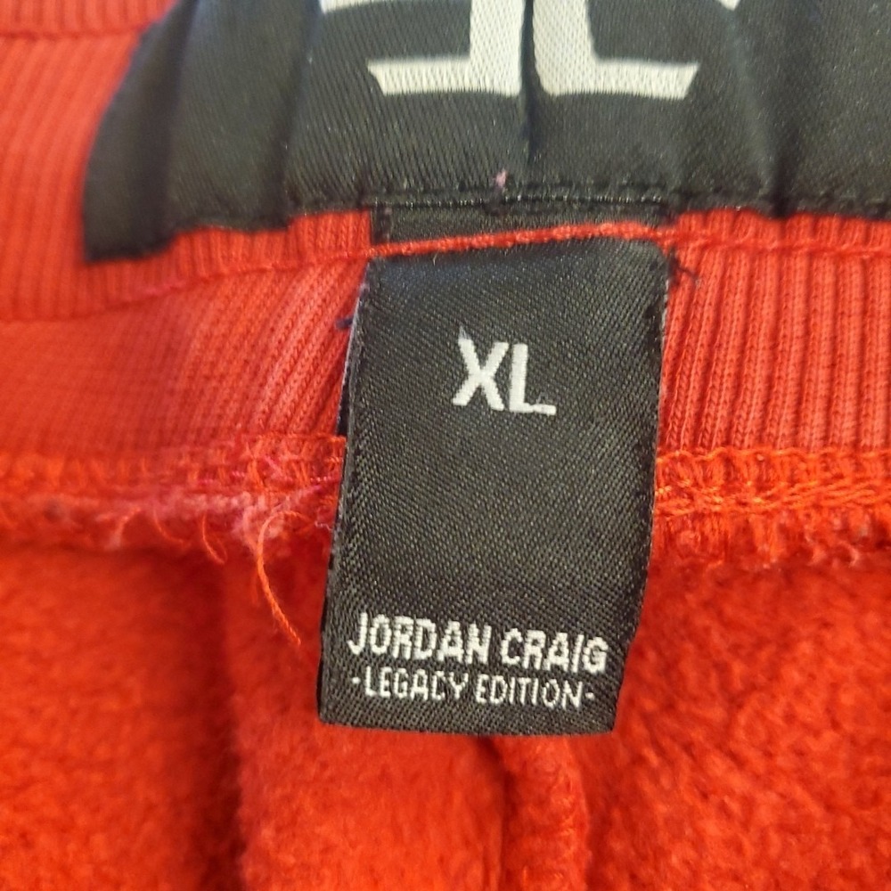 JC Jordan Craig Legacy Ed Men's Sweatpants Joggers Black Red L Streetwear lot - Picture 3 of 14
